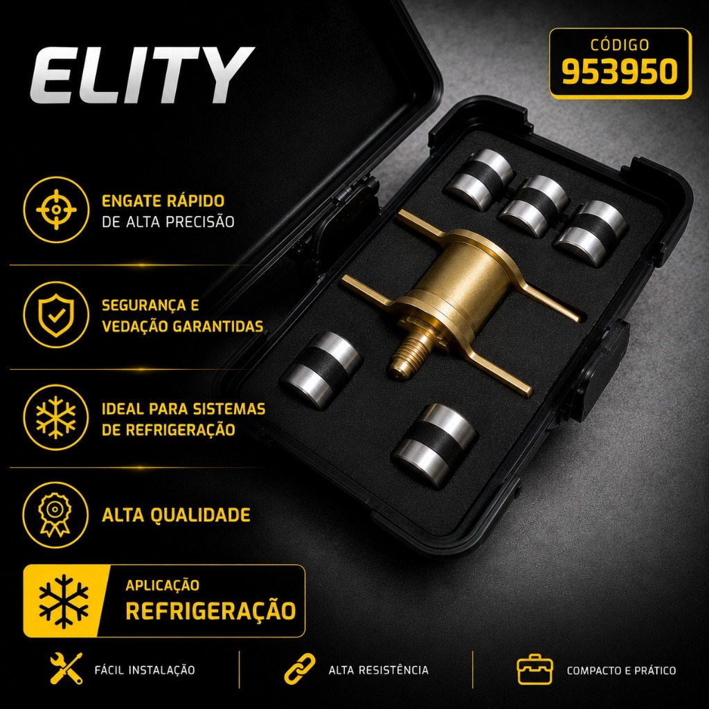 Kit Engate Rápido Refrigeração 3/16 1/4 5/16 3/8 E Capilar