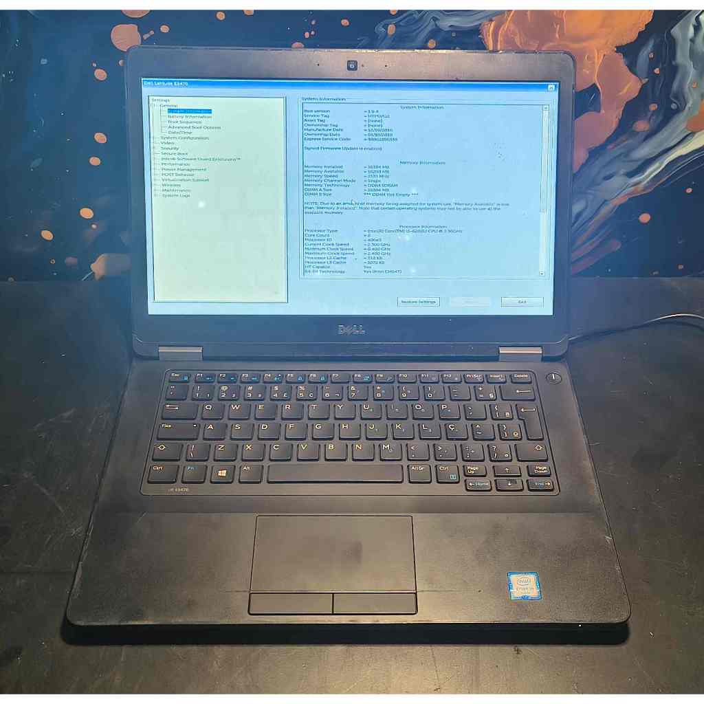 notebook dell latitude e5470, core i5