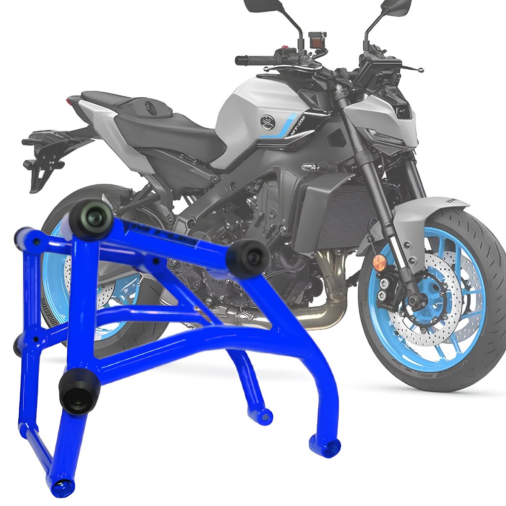 Protetor Motor Carenagem Stunt Race Mt-09 2014 A 2026 Azul