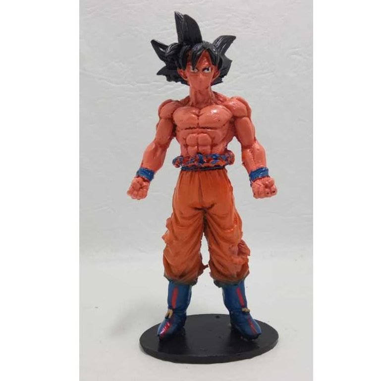 Boneco Goku Action Figure Dragon Ball Z Anime PVC 20cm - Estatueta Son Goku Traje de Batalha Colecionável