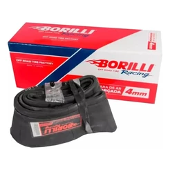 Câmara de Ar Reforçada Borilli R7 4mm Traseira Aro 18 Motos de Trilha/Competição