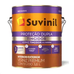 Verniz Tingidor Imbuia Brilhante Dupla Proteção para Madeira 3,6l Suvinil