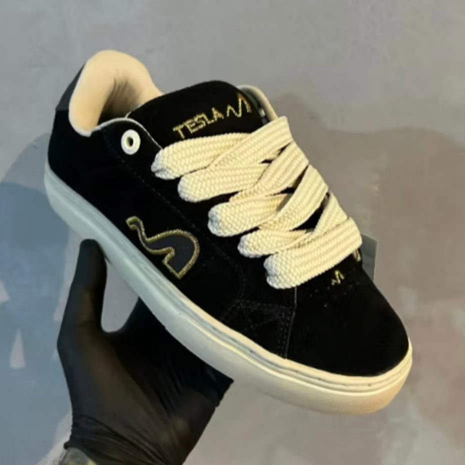 Tenis Tesla Hertz Skate Masculino Feminino Confotavel Premium Cadarço Grosso  - Promoção 2026 !