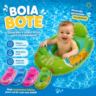 Boia Bebe Piscina/ Praia Fralda Bote Menino/Menina Promoção. Pronta Entrega