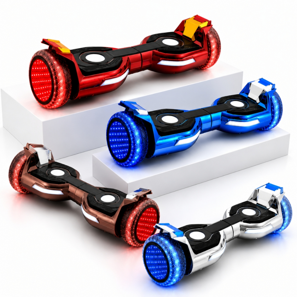 Hoverboard Bluetooth Skate Elétrico LED Caixinha de Som Baka Sport Crianças 6,5' D44