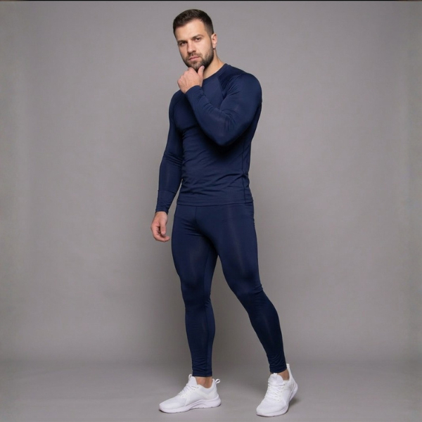 Camiseta UV Masculina Térmica Segunda Pele Compressão Proteção Solar UV 50+