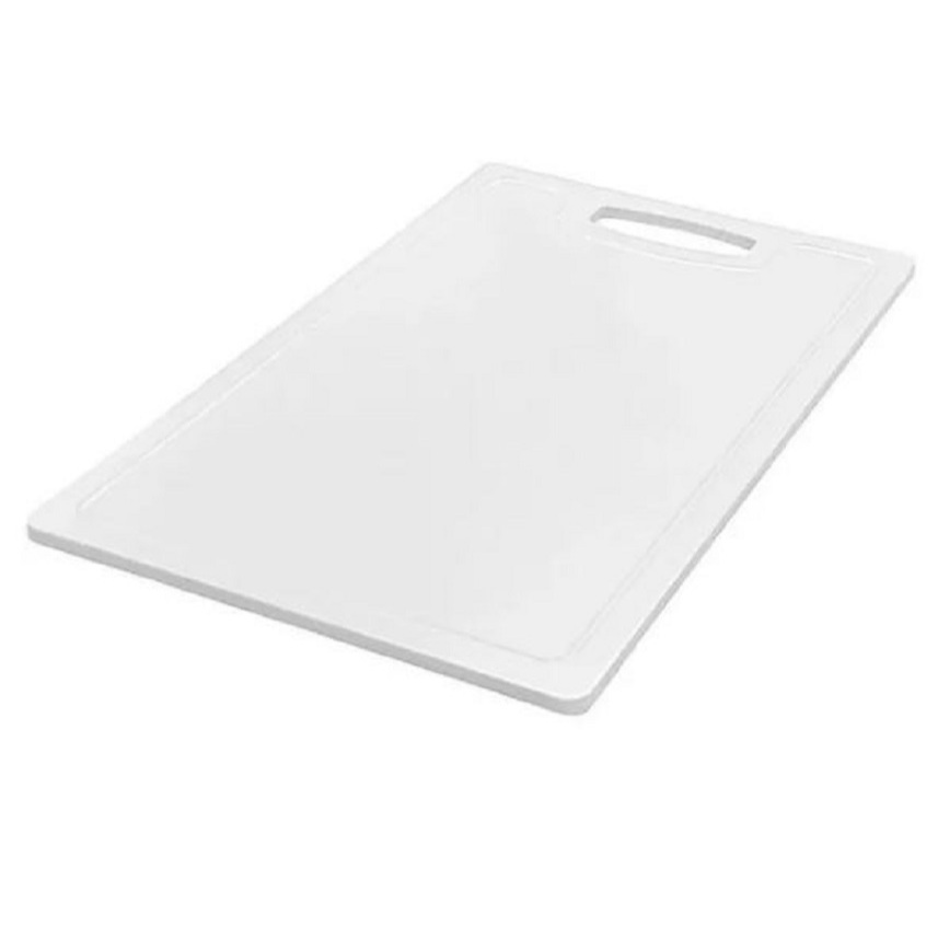 Tabua De Corte Profissional Polietileno 50x30 Com Canaleta