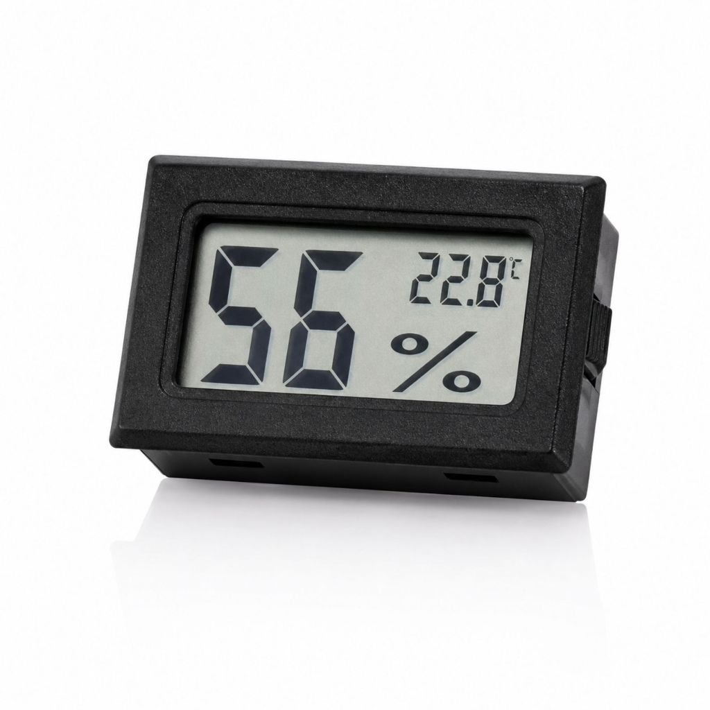 Higrômetro Digital Pequeno Portátil Medidor De Umidade E Temperatura Para Extensão De Cílios Lash Designer