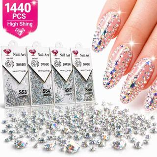 Strass Cristal Furta Cor Unhas e Artesanato Pacote com 1440 unidades