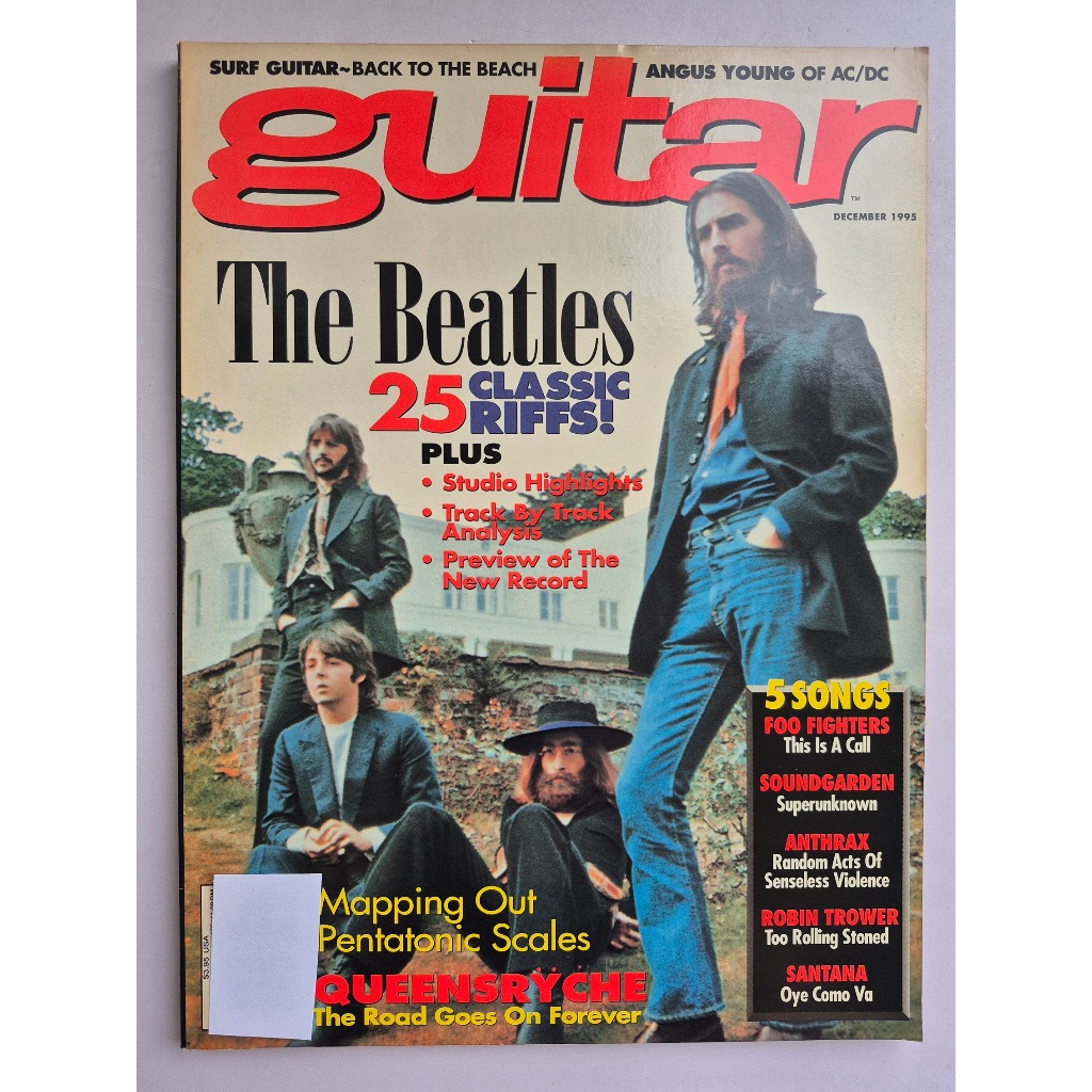 Revista Guitar N. 2 1995 - The Beatles 25 Classic Riffs