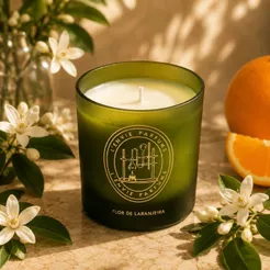 Vela Perfumada Flor De Laranjeira 210g Elementos - Lenvie Original