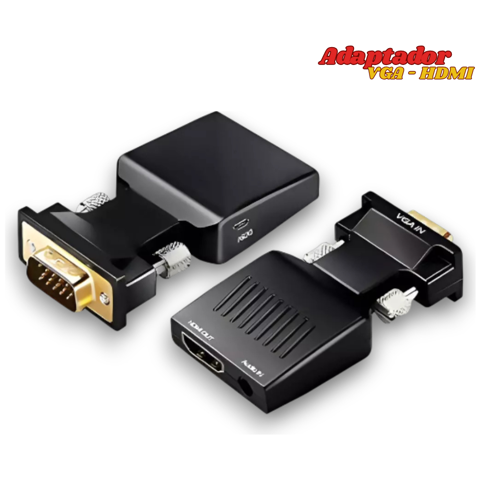 Adaptador Conversor VGA para HDMI ( VIDEO) - TOMATE MTV-650