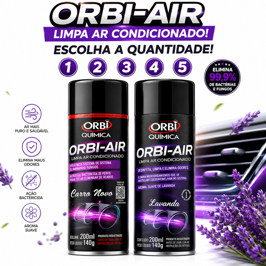Higienizador de Ar Condicionado Automotivo Higienização Cheiro Limpeza Antibacteria