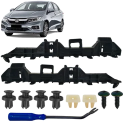 Guia Suporte do Parachoque Dianteiro para honda City 2015 2016 2017 2018 kit Garra com grampos