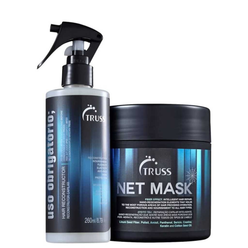 Truss Uso Obrigatório Tratamento Reconstrutor 260ml + Net mask 550Gr.