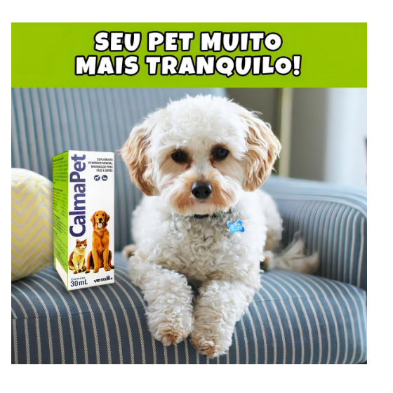 Calmante Calmapet Natural Para Cães e Gatos 30 ML — imagem 2 de 2