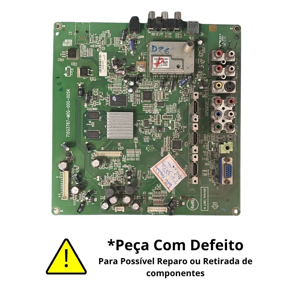 Placa Principal Tv Aoc D32w931 ***Com Defeito***  PÇ2309