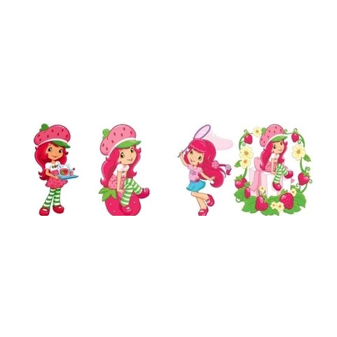 Moranguinho Kit Com 4 Displays de Mesa 20 cm Decoração Festa
