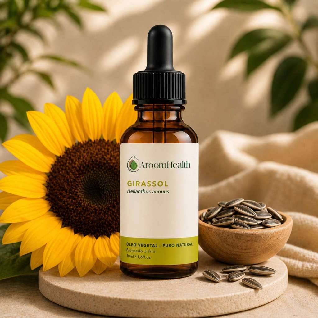 Óleo vegetal puro vegetal de Girassol   - 30 ml