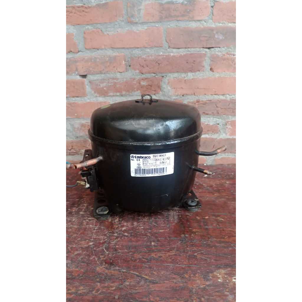 motor geladeira embraco egas 80hlr 110 volts usado