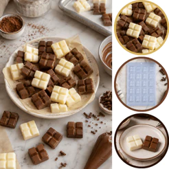 1~10 Forma Simples Bombom Frisado Cód. 139 em Acetato BWB Para Bombom e Confeitaria (CHOCO)
