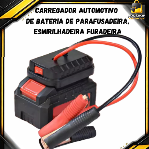 Carregador Automotivo Para Bateria de Lítio  Parafusadeira Esmerilhadeira makita Marteletes