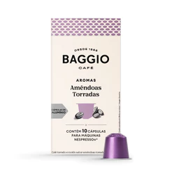 Baggio Café - Cápsula de Café Aromas Amêndoas Torradas Compatível com Nespresso® - 10 unidades