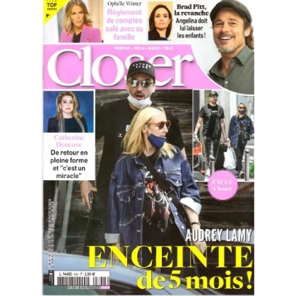 REVISTA CLOSER, DE 04 DE JUNHO DE 2021, COM AUDREY LAMY NA CAPA.
