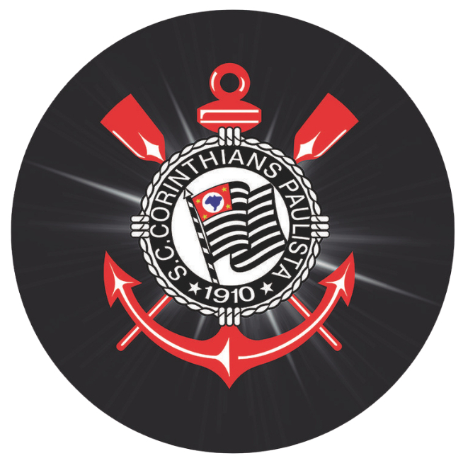 Kit de Etiquetas Adesivos  FUTEBOL Corinthians Lembrancinha Decoração Festa Infantil Adesivo Aniversário