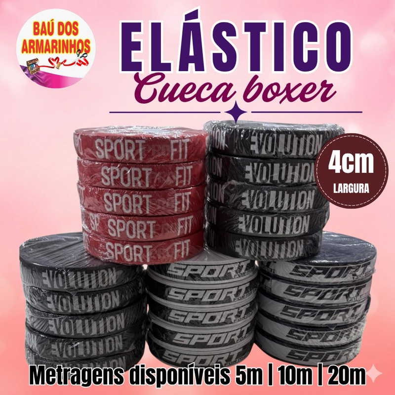 Elástico para Cós de Cueca Zanotti 39mm - 5m | 10m | 20m - Confecção e Moda Íntima