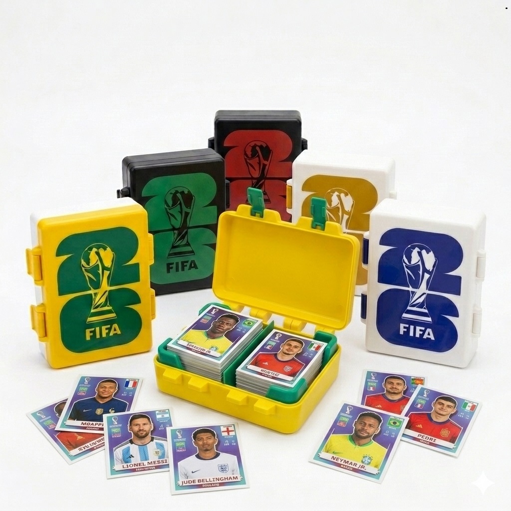 Porta Figurinhas Copa do Mundo 2026 Coleçao