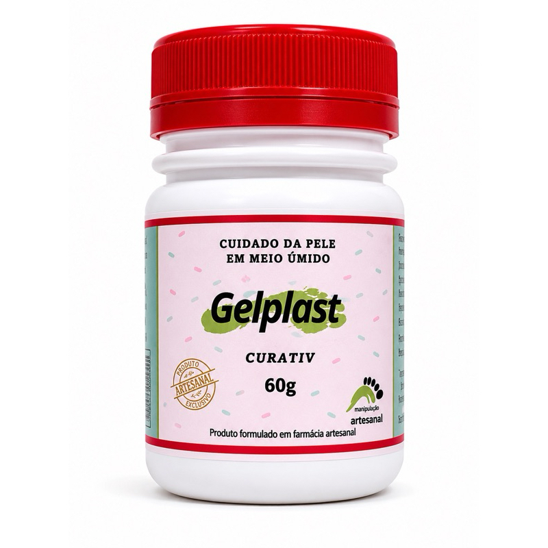 Gelplast | Curativo Podal Profissional | Pós-Espiculectomia | Uso Profissional 50g