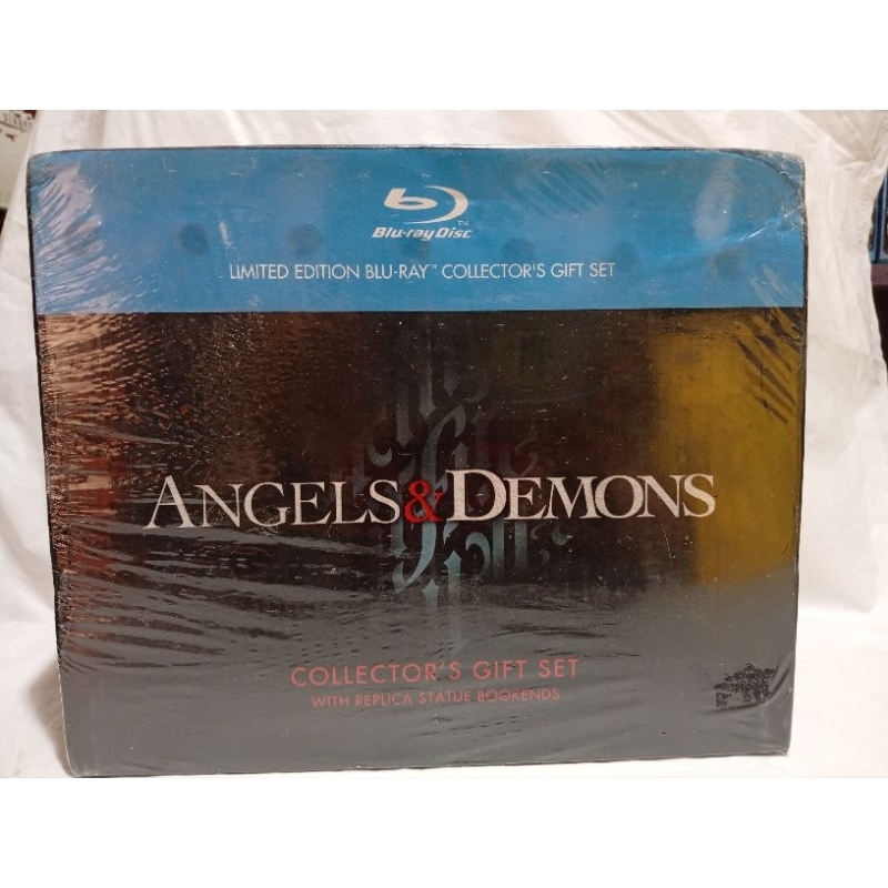 Blu-ray box gift set anjos e demônios 3 discos lacrado