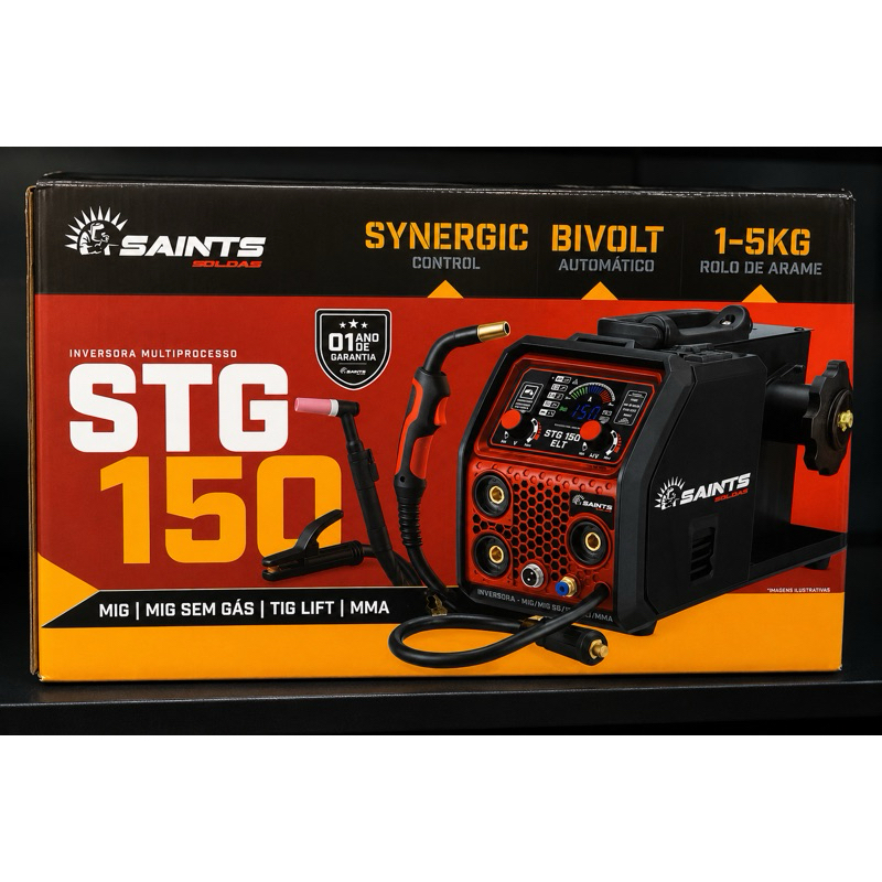 Inversora Multiprocesso Saints STG 150 ELT – MIG / TIG