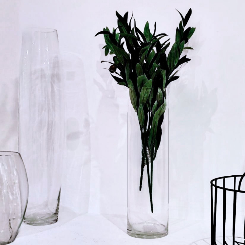Vaso Tubo Cilíndrico de Vidro para Flores e Arranjos Decorativos · foto 2