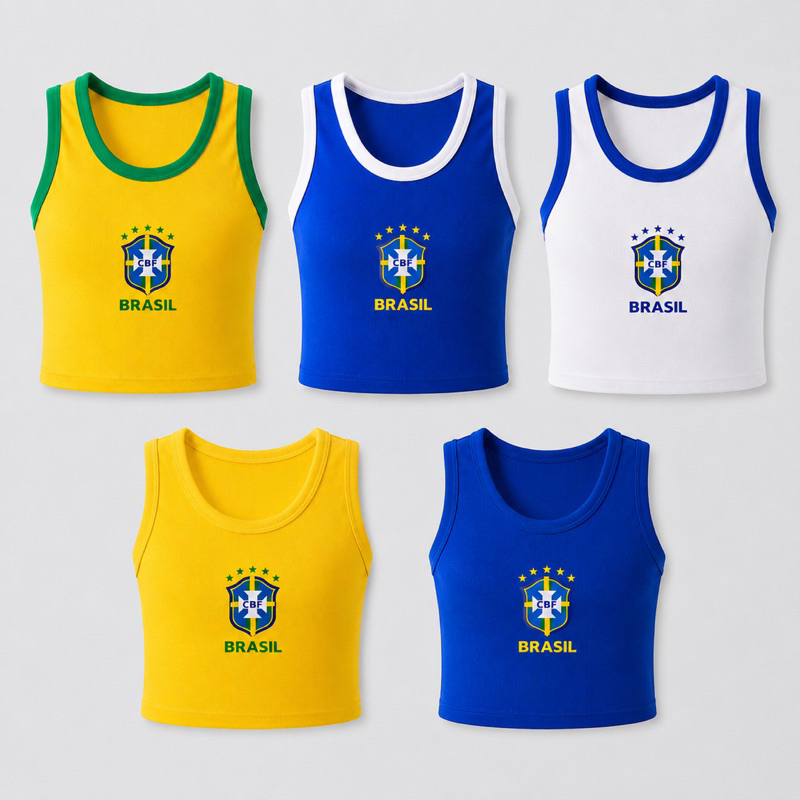 Blusa Regata e manguinha Infantil Menina malha  Canelada macio vários tamanhos
