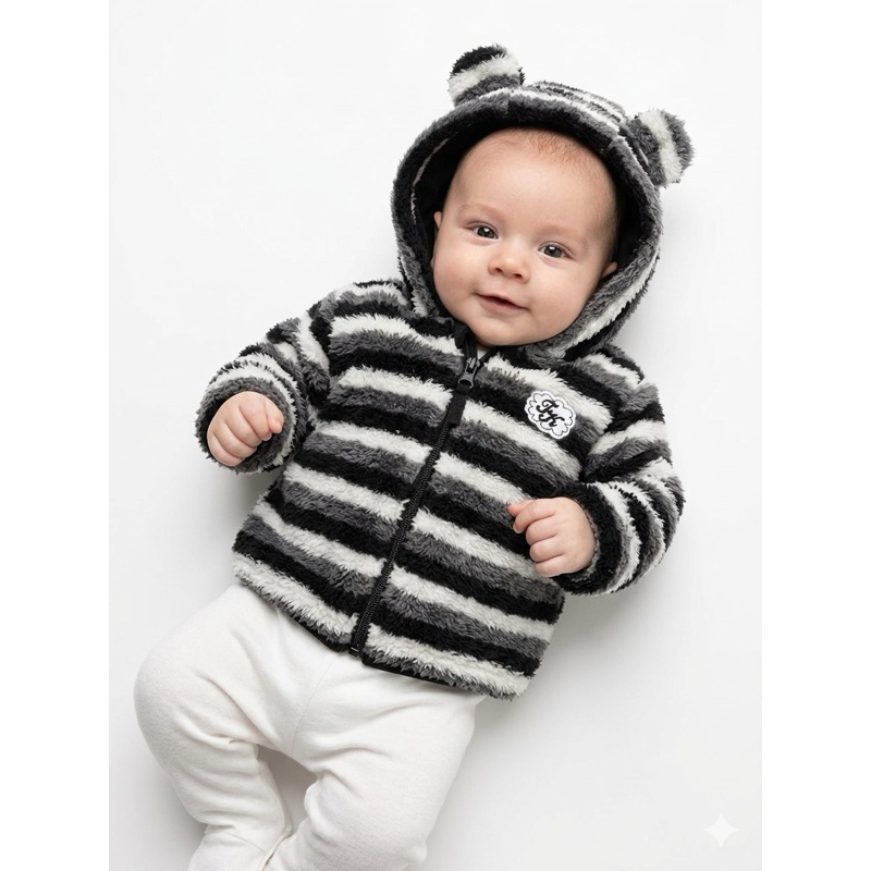 Blusa Jaqueta Casaco Infantil Menino Tamanho M – Quentinho e Confortável para o Inverno