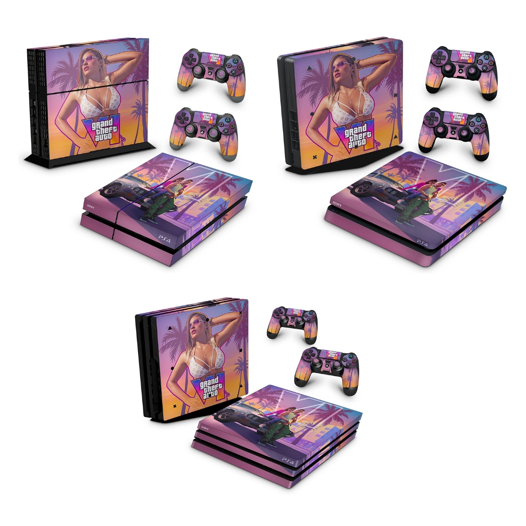Skin Anti-Rage para PS4 FAT, SLIM ou PRO - 438 - Skin Playstation 4
