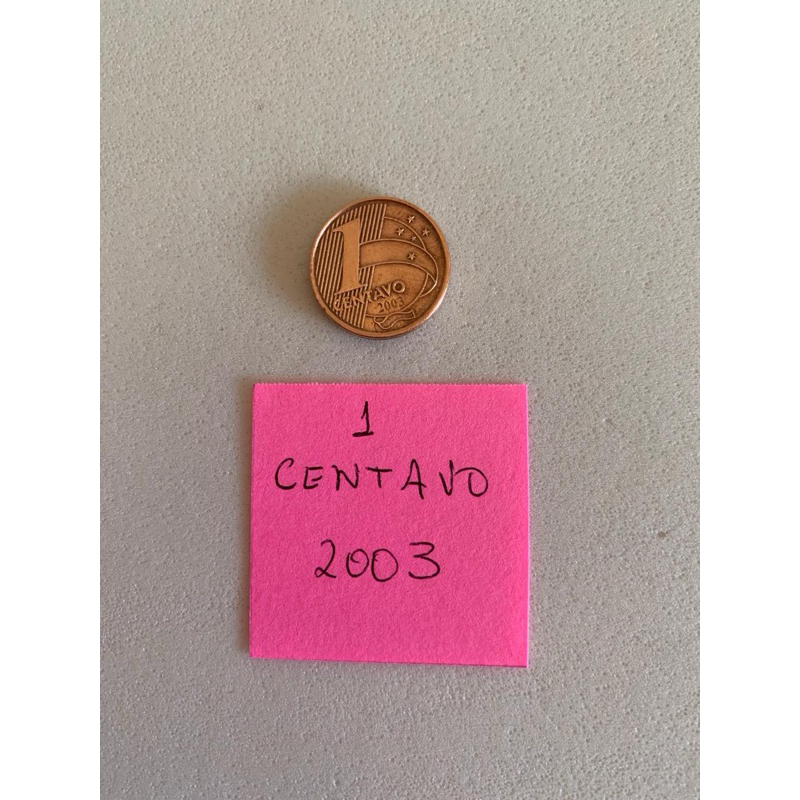 moeda de 1 centavo 2003