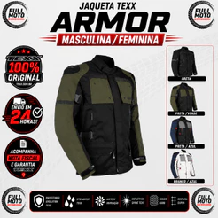 Jaqueta Texx Armor Estilo e Conforto Motociclista Feminino Masculino