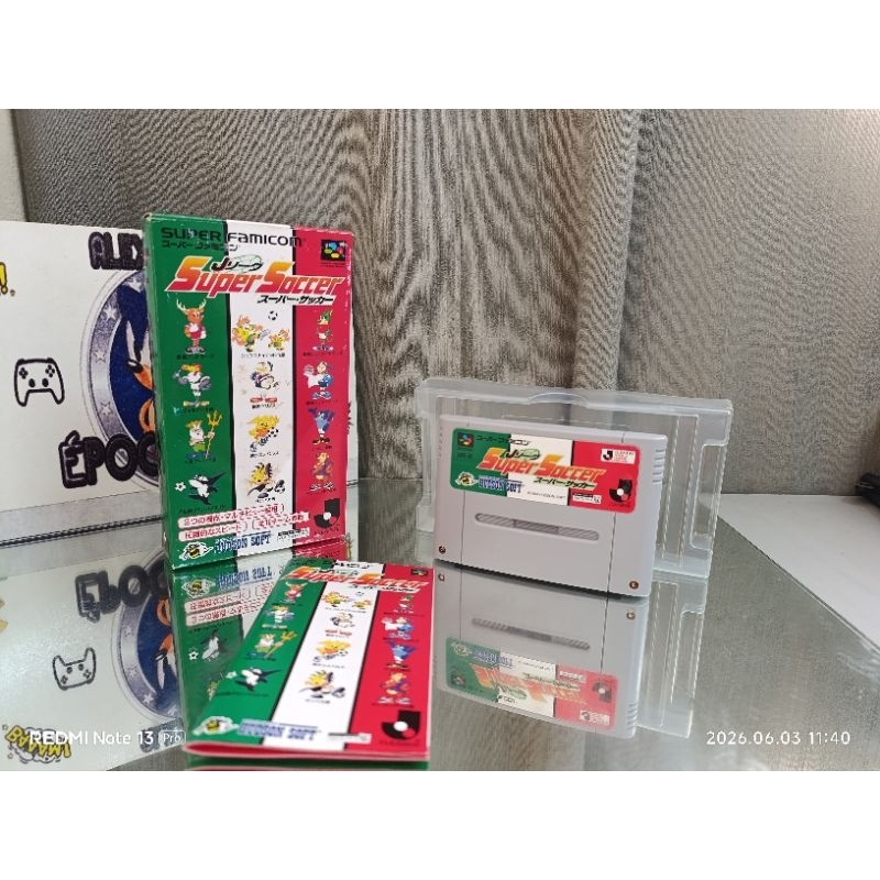 J.League Super Soccer Super Famicom Completo CIB Original Hudson Soft