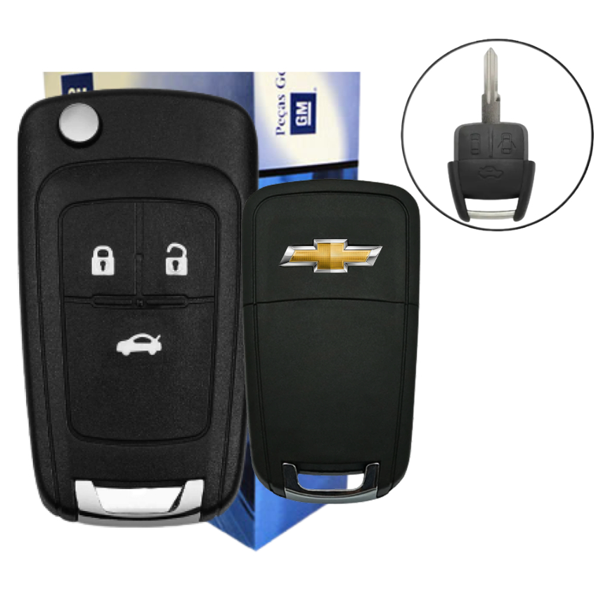 Chave Capa Canivete Carcaça Celta Astra Agile Vectra Corsa Montana Adaptação Gm chevrolet