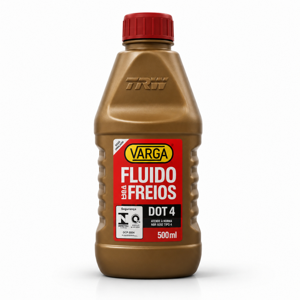 Fluido de Freio DOT 04 Varga TRW Universal Carro Moto Original 500mL Reservatório Kit