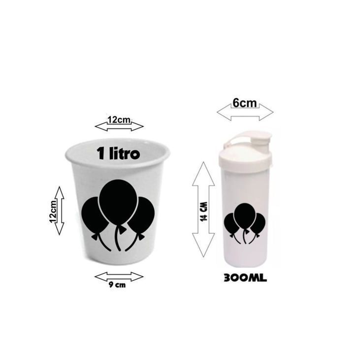 20 kit cinema personalizado com varios temas/balde 1 lt/copo long drink flip 300ml