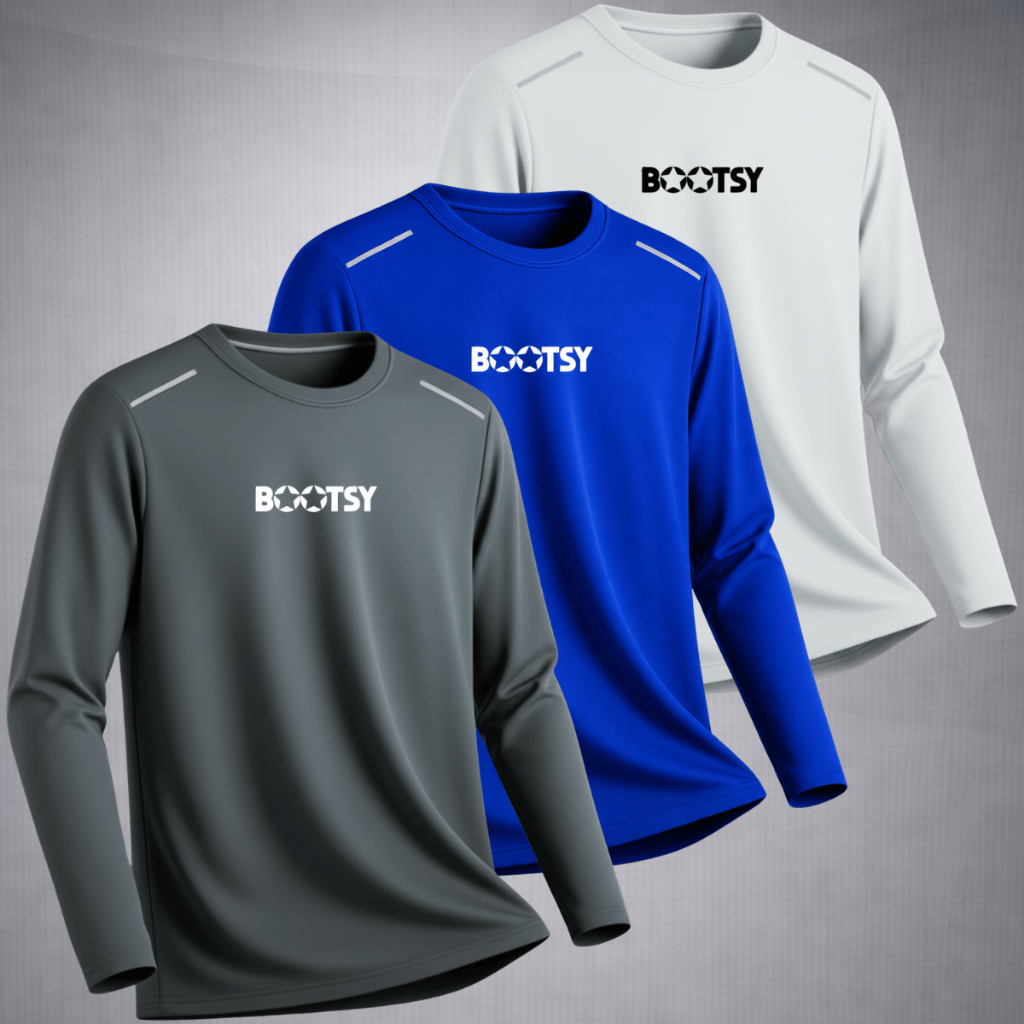 KIT 3 Camiseta Manga Longa Dry Fit Masculina Academia Treino Corrida Fitness