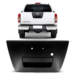 Maçaneta Externa Caçamba Nissan Frontier 2007 A 2016 Puxador Tampa Traseira Preto
