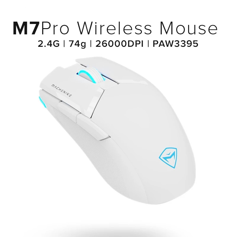 🖱️ Mouse Gamer M7 Pro Wireless PAW3395 , 26000DPI, Precisão Profissional e Máxima Performance