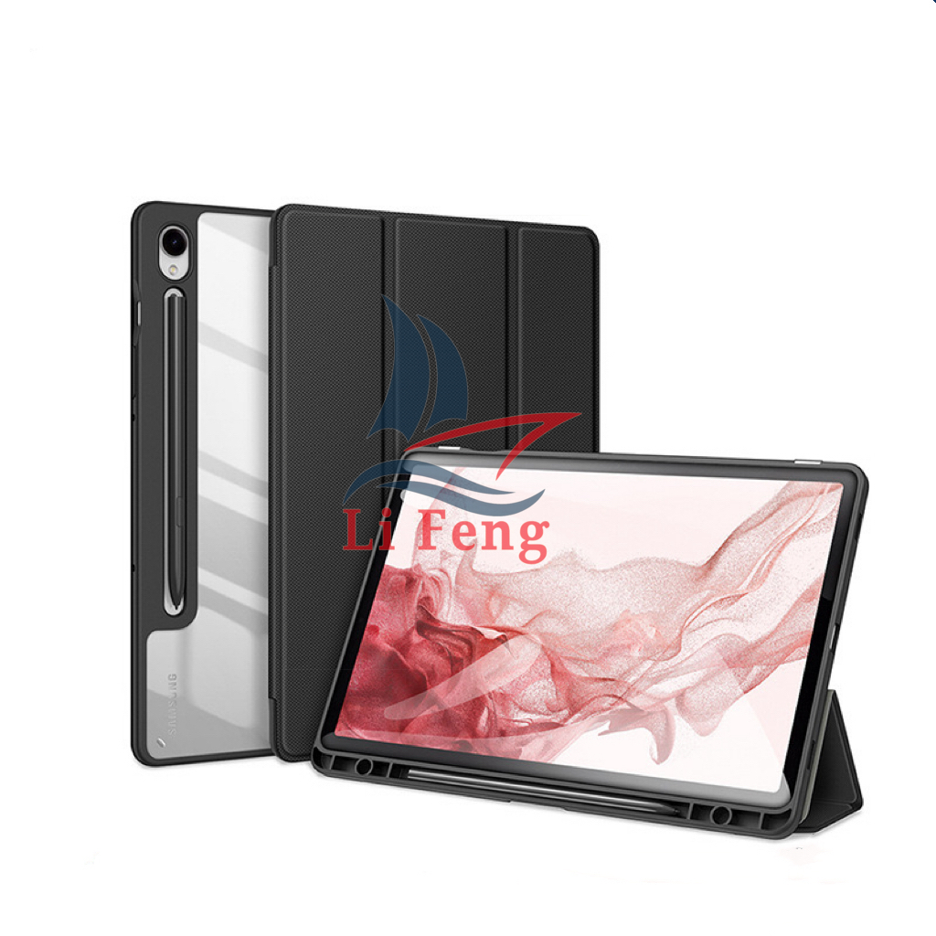 Capa Case Acrílico para Samsung Galaxy Tab S9 (X710)/ S9FE (X516B)/ S10 Lite 11" Com Suporte a caneta