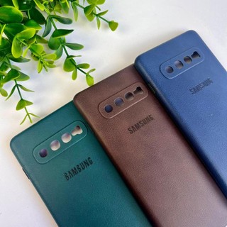Capa Textura De Couro Para Samsung  S10 Plus / Capa Forrada por dentro / CF50