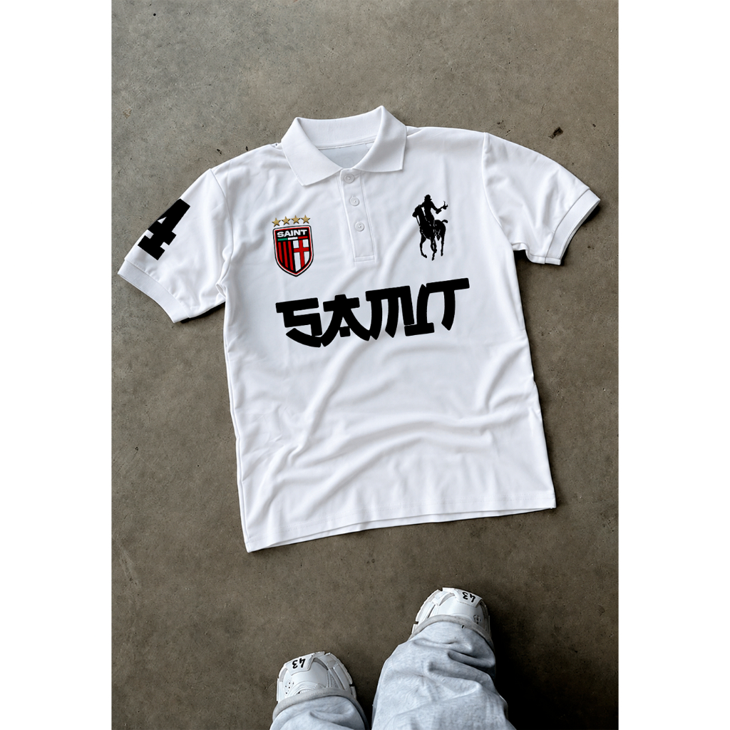 Camisa Polo Piquet Saint Italy Milão Streetwear